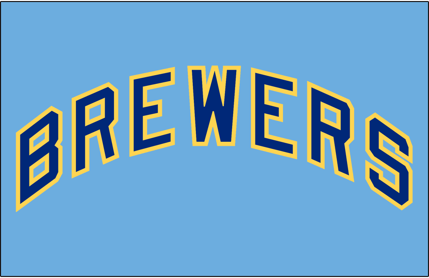 Milwaukee Brewers 1972-1977 Jersey Logo fabric transfer